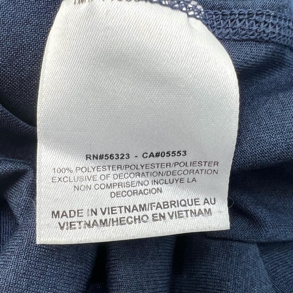 NIKE MLB DRI-FIT NAVY BLUE BOSTON RED SOX SHORT SLEEVE SHIRT - Picture 7 of 9